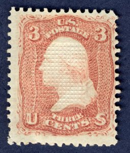 3c Washington E Grill singiel, 1868.