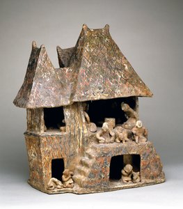 Dom na podeście (ceramiczne)