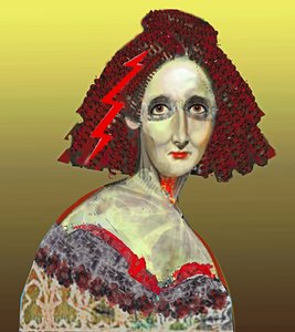 Mary Wollstonecraft Shelley, 2023 (cyfrowo) autorstwa Neale Osborne