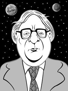 Ray Bradbury, 2019 (cyfrowy) autorstwa Neale Osborne