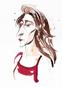 Véronique Gens, 2025 (atrament) autorstwa Neale Osborne