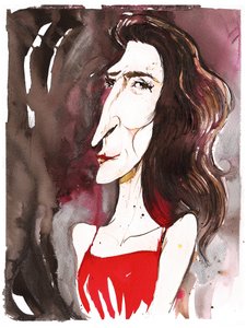 Véronique Gens, 2025 (atrament) autorstwa Neale Osborne