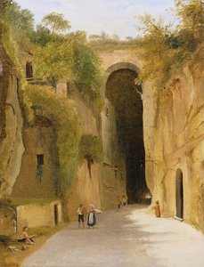 Crypta Napoletana, pod wzgórzem Posillipo, Neapol, ok. 1840