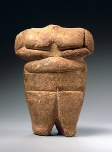 Figura neolityczna, Grecja, ok. 4500-4000 pne (wapień)