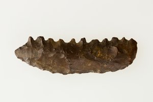 Sierp dwutwarzowy, c.4500-4000 pne (krzemień)