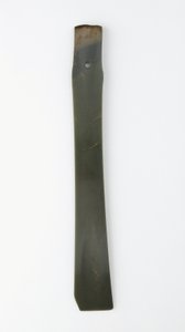 Dłuto rozwidlone (zhang) Kultura Qijia (nefryt (nefryt))