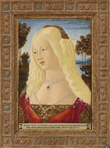 Portret damy, ok. 1930 r. 1485. autorstwa Neroccio de Landi