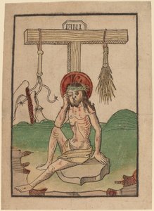 Chrystus jako Mąż Boleści autorstwa Netherlandish 15th Century