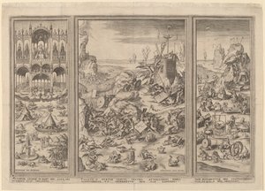 Tryptyk Sądu Ostatecznego autorstwa Netherlandish 16th Century after Hieronymus Bosch, Hieronymus Cock