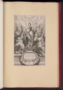 Strona tytułowa dla Anatomia Totivs Avgvstissimae Doctrinae Avgvstinae autorstwa Netherlandish 17th Century after Cornelis Galle I after Sir Peter Paul Rubens