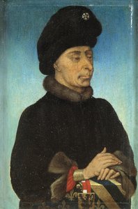 Portret Jana Nieustraszonego, księcia Burgundii, połowa XV wieku.