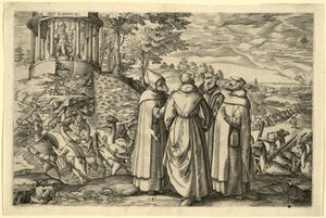 Alegoria Klęski Księcia Alvy w Brielle, 1580 autorstwa Netherlandish School