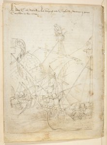 Bawełna Juliusz E. IV, art. 6, „Korowód Beauchamp”, c.1483 (atrament na welinie) autorstwa Netherlandish School