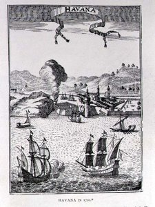 Hawana, z Gages Voyages, Amsterdam, 1720 autorstwa Netherlandish School