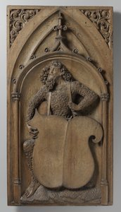 Tablica z prospektu organowego, ok. godz. 1510-20 autorstwa Netherlandish School