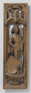 Tablica z prospektu organowego, ok. godz. 1510-20 autorstwa Netherlandish School