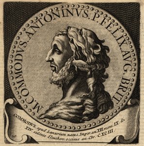Portret cesarza rzymskiego Kommodusa. autorstwa Netherlandish School