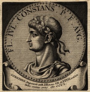 Portret cesarza rzymskiego Konstansa I. autorstwa Netherlandish School