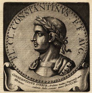 Portret cesarza rzymskiego Konstantyna II. autorstwa Netherlandish School