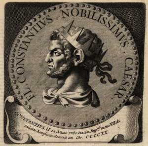 Portret cesarza rzymskiego Konstancjusza II. autorstwa Netherlandish School