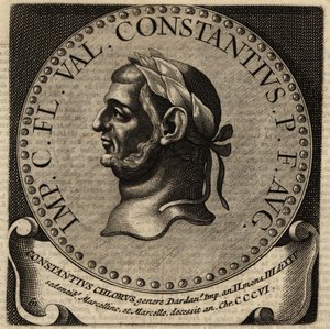 Portret cesarza rzymskiego Konstancjusza I. autorstwa Netherlandish School