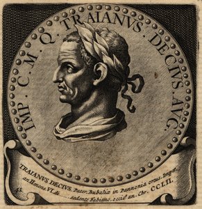 Portret cesarza rzymskiego Decjusza. autorstwa Netherlandish School
