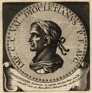 Portret cesarza rzymskiego Dioklecjana. autorstwa Netherlandish School