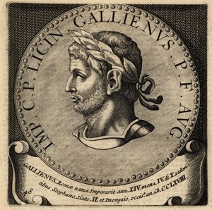 Portret cesarza rzymskiego Gallienusa. autorstwa Netherlandish School