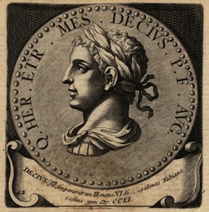 Portret cesarza rzymskiego Herennius Etruscus. autorstwa Netherlandish School