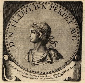 Portret cesarza rzymskiego Leona II. autorstwa Netherlandish School