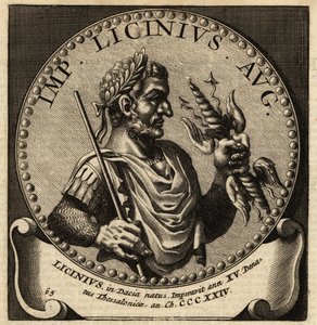 Portret cesarza rzymskiego Licyniusza. autorstwa Netherlandish School