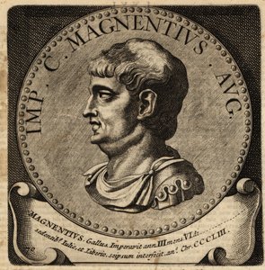 Portret cesarza rzymskiego Magnentiusa. autorstwa Netherlandish School