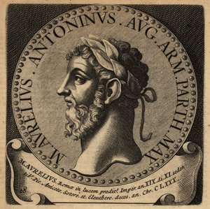 Portret cesarza rzymskiego Marka Aureliusza. autorstwa Netherlandish School