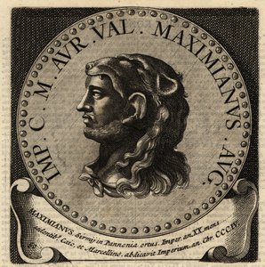 Portret cesarza rzymskiego Maksymiana. autorstwa Netherlandish School