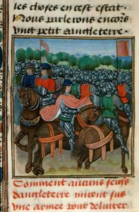 Royal 18 E.II fol.411v Rebelia przeciwko Henrykowi IV (1367-1413) z księgi IV 