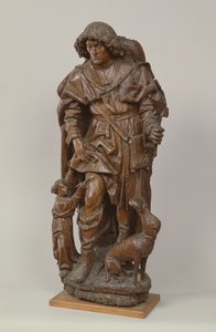 Św. Rocha (drewno)