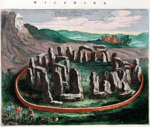 Widok na Stonehenge autorstwa Netherlandish School