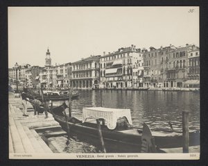 Widok na Canal Grande w Wenecji Wenecja - Canal Grande - Veduta generale (tytuł na obiekcie) autorstwa Neue Photographische Gesellschaft