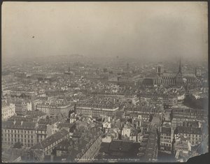 Panorama Paryża - widok z północnej części Panteonu