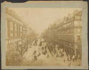 Paryż, perspektywa bulwaru Montmartre