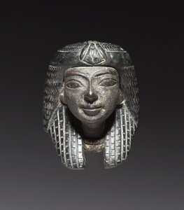 Brązowy wierzchowiec z „Pakietu Shawabty”: Głowa, późna dynastia XVIII do XIX, ok. 1336-1256 p.n.e. autorstwa New Kingdom Egyptian
