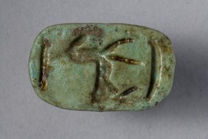 Pieczęć skarabeusza, XVIII-XIX dynastia, 1540-1186 pne (fajans) (spód 270366)
