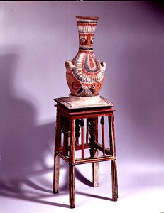 Wazon na stołku autorstwa New Kingdom Egyptian