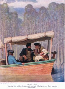 Kapitan Flood: Nigdy nie miałem czasu podążać za Scripteh, co z podążaniem za morzem. Ale szanuję człowieka, co robi, 1928 autorstwa Newell Convers Wyeth