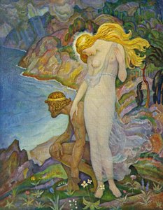 Odyseusz i Kalipso autorstwa Newell Convers Wyeth