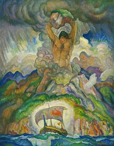 Polifem, cyklop autorstwa Newell Convers Wyeth