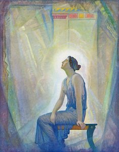 Żałobna Penelopa, 1929 autorstwa Newell Convers Wyeth