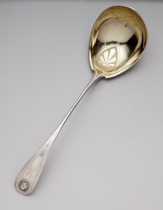 Chochla do zupy, ok. 1860 (monety srebrne i złocone) autorstwa Newell Harding and Co.