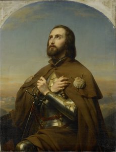 Eberhard (1445-96), książę Wirtembergii, jako pielgrzym w Ziemi Świętej