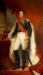 Portret Leopolda I 1790-1865, króla Belgów, 1856.